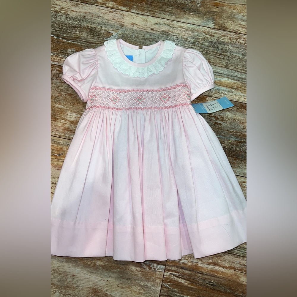 NWT Anavini Hand Smocked dress SF/Poodle friendly home